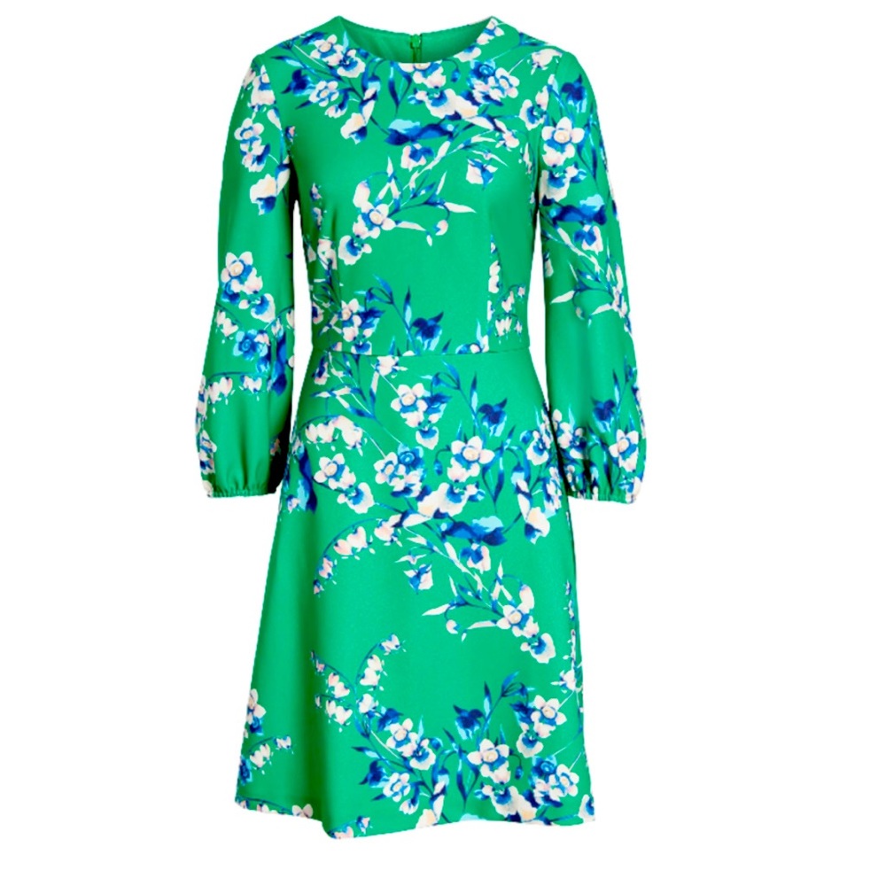 Green Floral Eliza J Dress